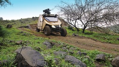 Dit is de brute Plasan Yagu Armored Vehicle