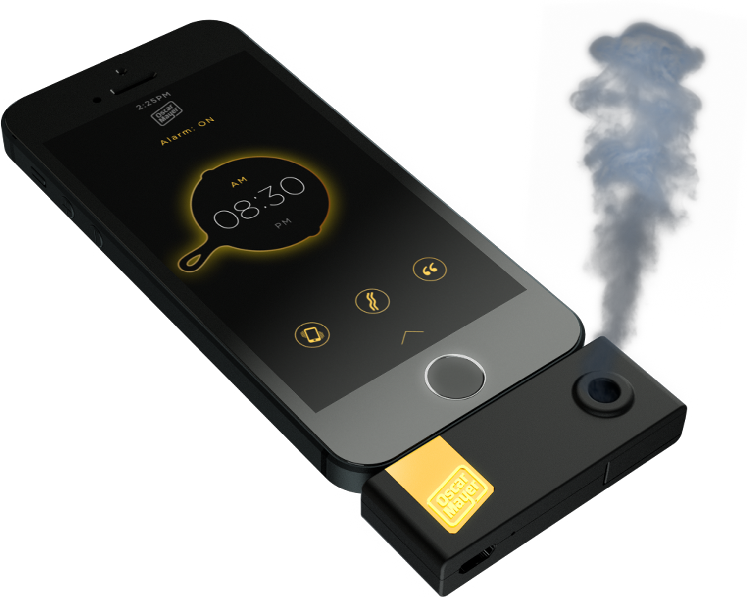 Wakker worden met de Bacon iPhone Alarm