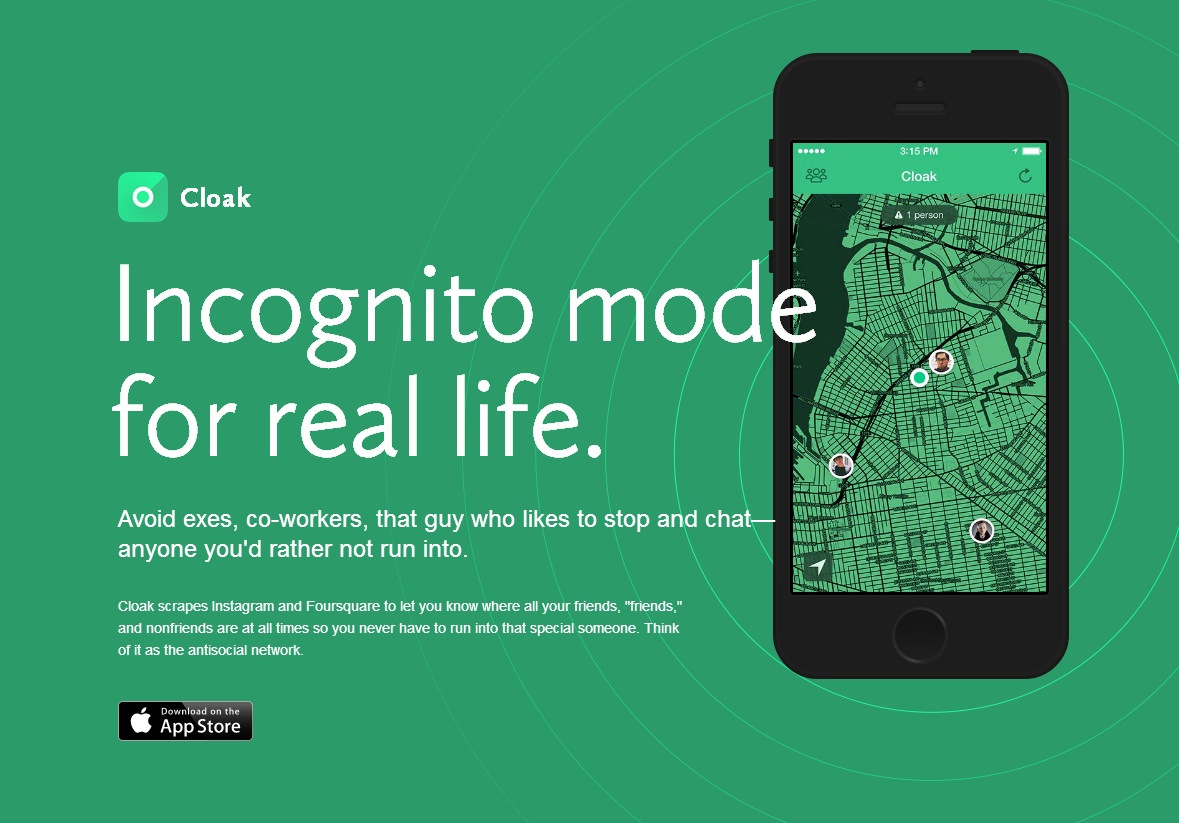 De ‘anti-social’ Cloak App